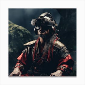 Vr Warrior 1 Canvas Print