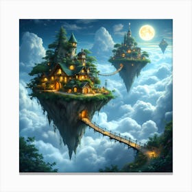 Fairytale In The Sky Canvas Print