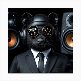 Rat In A Suit Canvas Print