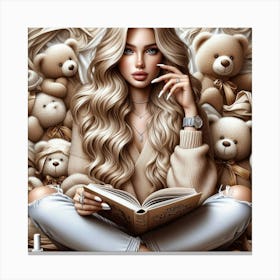 Teddy Bears 13 Canvas Print