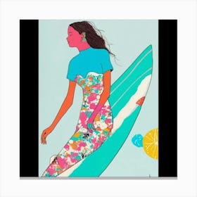 'Surf Girl' Canvas Print