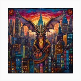 Dragon City Canvas Print