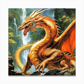 Dragon Painting (1) 1 Canvas Print