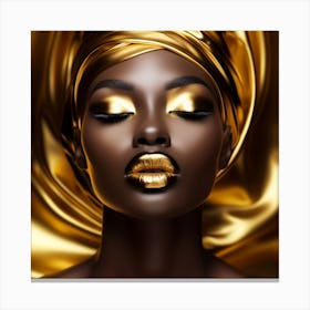 Gold Beauty Canvas Print