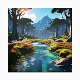 Westland Tai Poutini National Park New Zealand Canvas Print