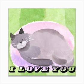 I Love You 1 Canvas Print