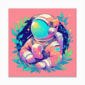 Astronaut In Space 26 Canvas Print