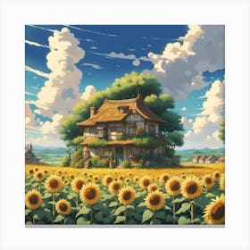 Sunflowers 1 Canvas Print