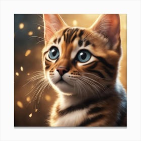 Bengal Cat 2 Canvas Print