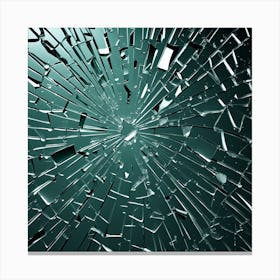 Shattered Glass 2 Canvas Print