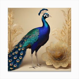 Peacock Canvas Print