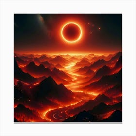 Eclipse Of The Sun Canvas Print