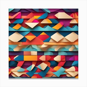 Abstract Geometric Pattern Canvas Print