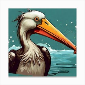 Pelican 1 Canvas Print