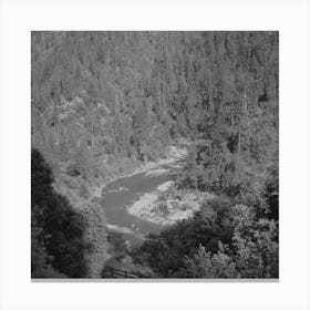 Untitled Photo, Possibly Related To Shasta County, California, Mountain Stream By Russell Lee Canvas Print