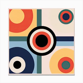 Squares' Sonnet, Circles' Ballad Canvas Print