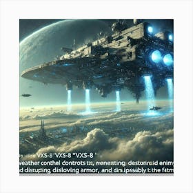 Vxs 8 Venusian Tempest Role Converted Canvas Print