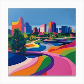 Abstract Park Collection Parc Jean Drapeau Montreal Canada 2 Canvas Print
