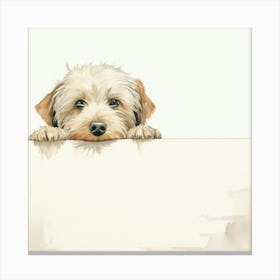 Terrier Puppy Canvas Print