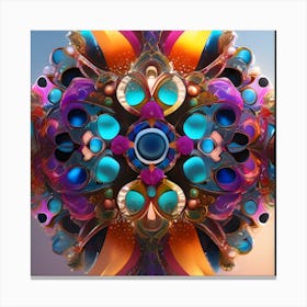 Abstract Fractal Art 11 Canvas Print