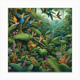 Tropical Jungle 2 Canvas Print