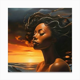 'Sunset' 1 Canvas Print