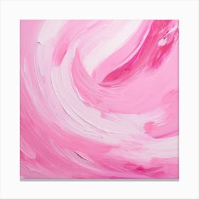 Abstract Pink Painting 3 Canvas Print