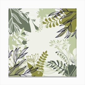 Floral Background 5 Canvas Print