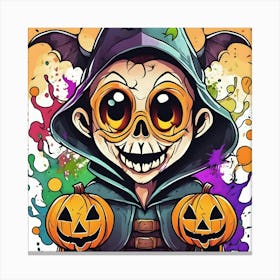 Halloween Kid Canvas Print