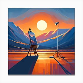 Landscape Painting 122 Canvas Print