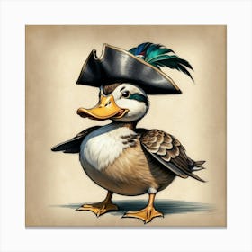 Pirate Duck 3 Canvas Print