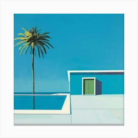 'Blue House' 3 Canvas Print