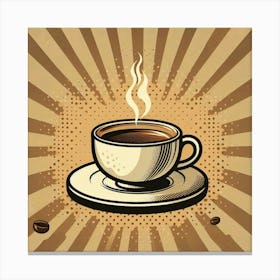 A coffee cup 3 Canvas Print