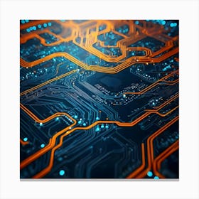 Circuit Board 35 Canvas Print