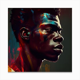 African Man Canvas Print