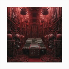 Red Room Canvas Print