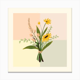 Floral pattern Art Canvas Print