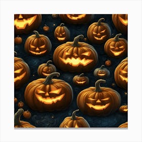 Halloween Pumpkins 15 Canvas Print