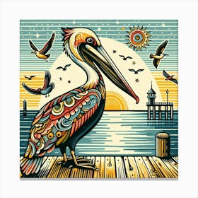 Pelican 2 Canvas Print