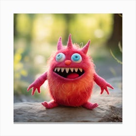 Monster In The Woods Canvas Print