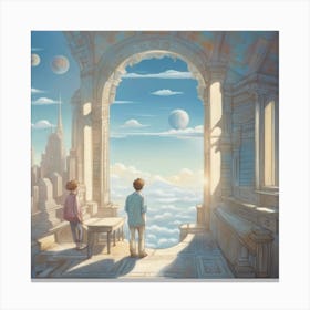 Somewhere only we know Canvas Print