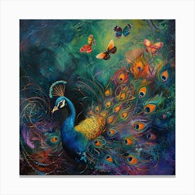 Peacock 2 Canvas Print