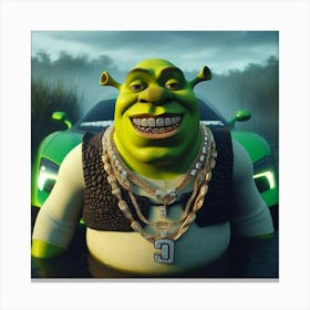 Shrek Canvas Print