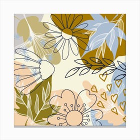 Floral Pattern 3 Canvas Print