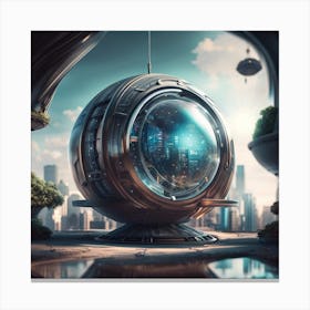 Futuristic Transportation 2 Canvas Print