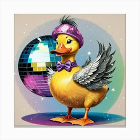 Disco Duck 1 Canvas Print