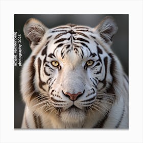 White Tiger Canvas Print