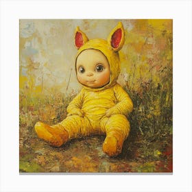 Baby Bunny Canvas Print