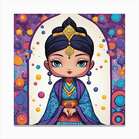 Asian Princess Canvas Print