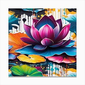 Lotus 8 Canvas Print